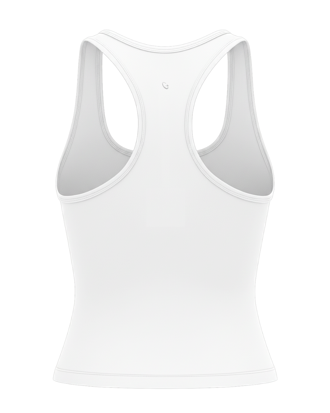 White Racerback Bra Tank