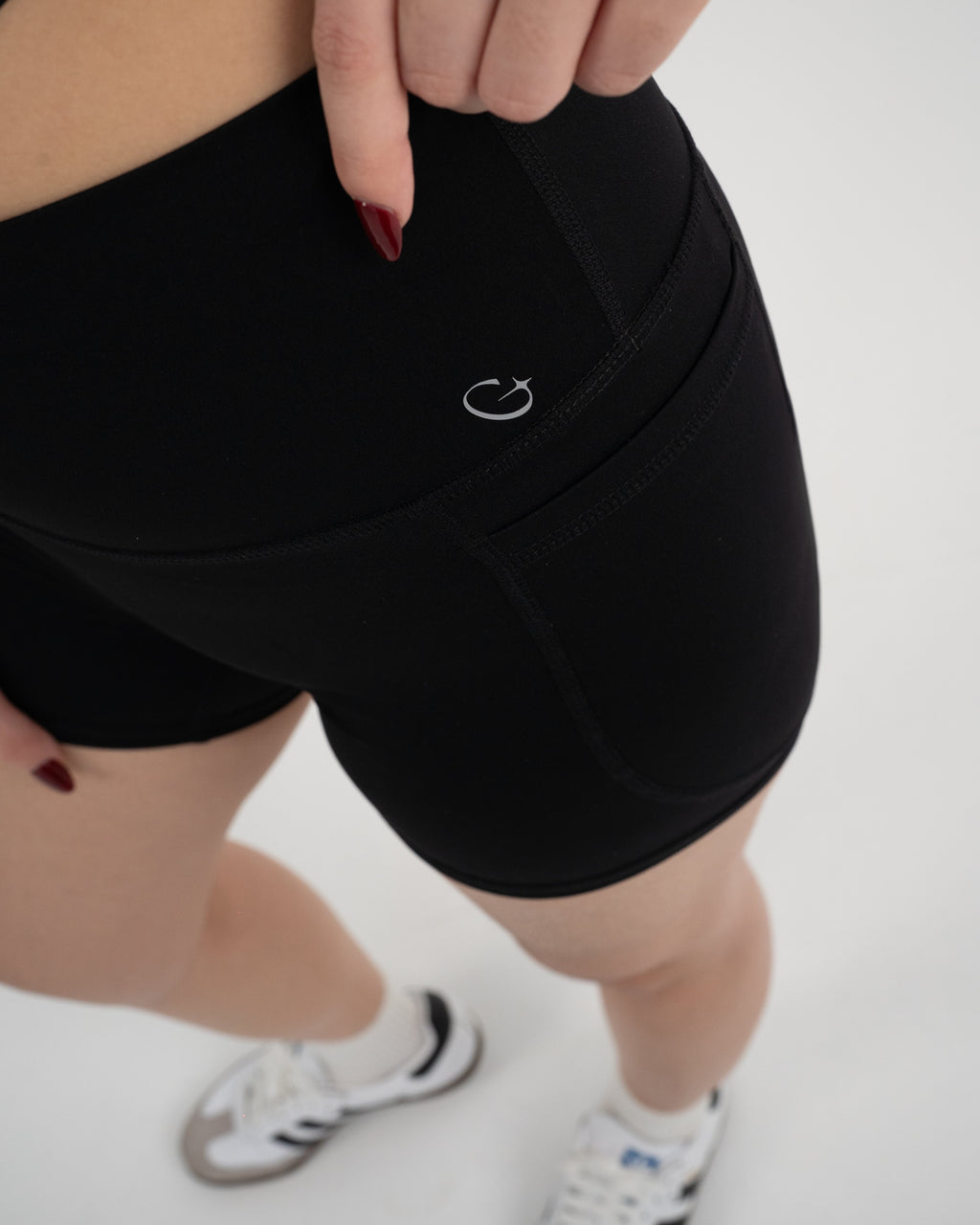 Black Pocket Shorts