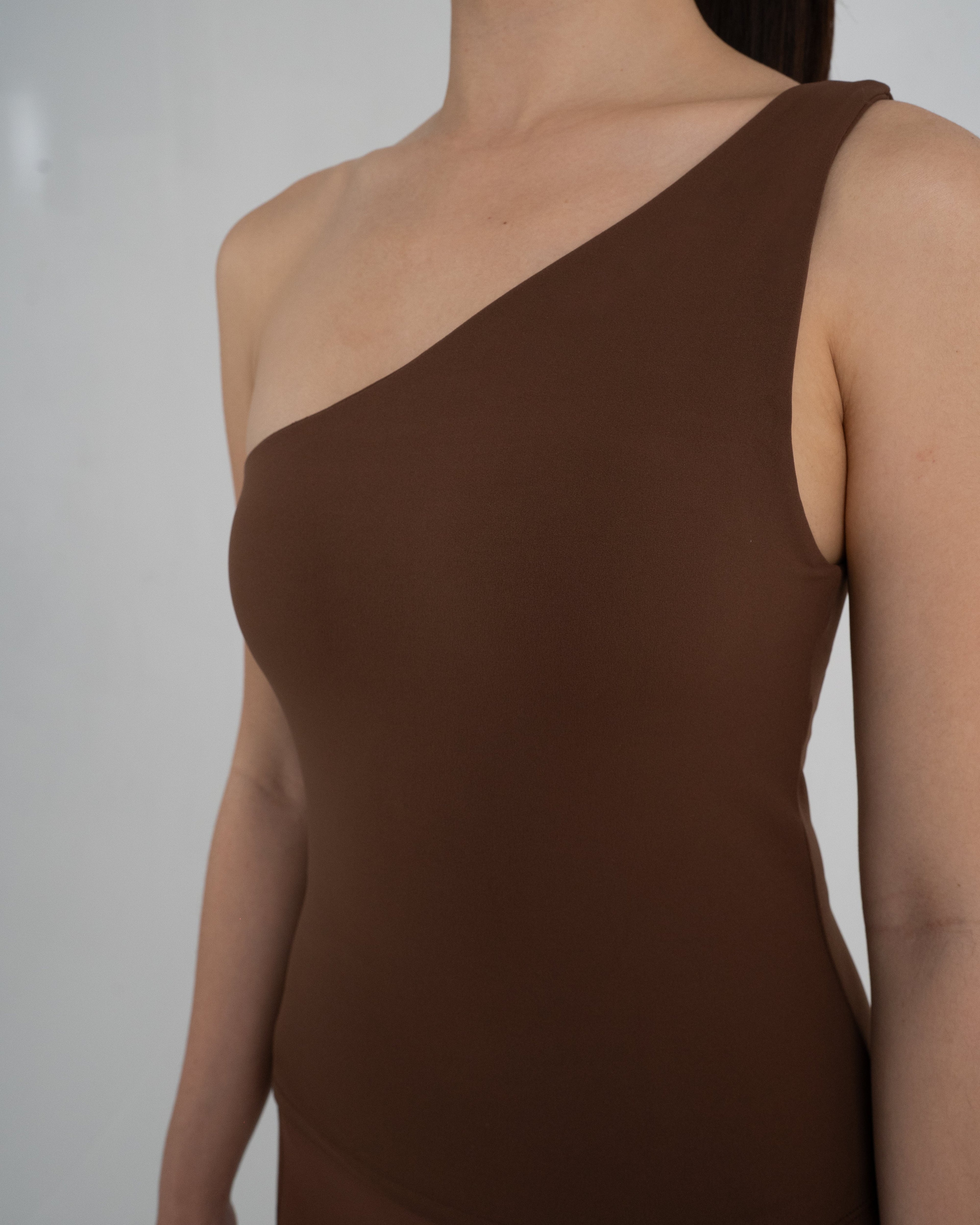Brown Toga Top