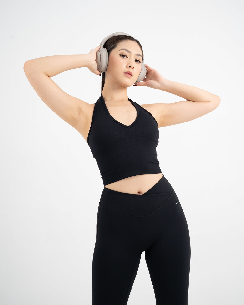 Black Halter Top
