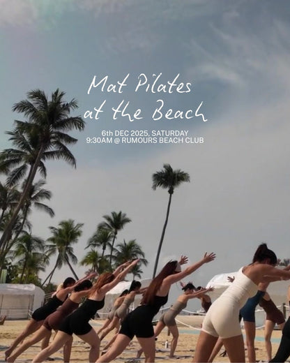 Mat Pilates at the Beach