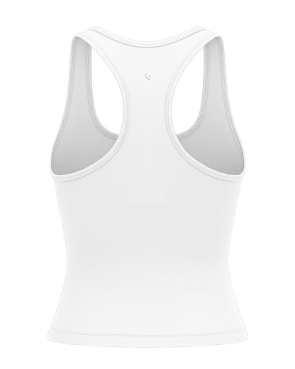 White Racerback Bra Tank