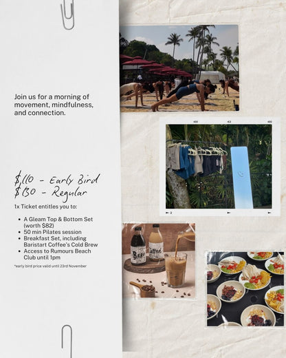 Mat Pilates at the Beach