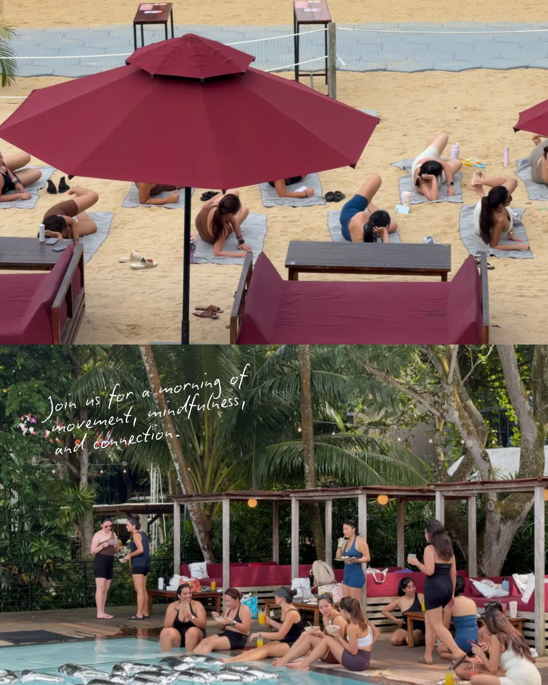 Gleam at Rumours : Mat Pilates at the Beach