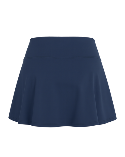 Navy Court Skirt