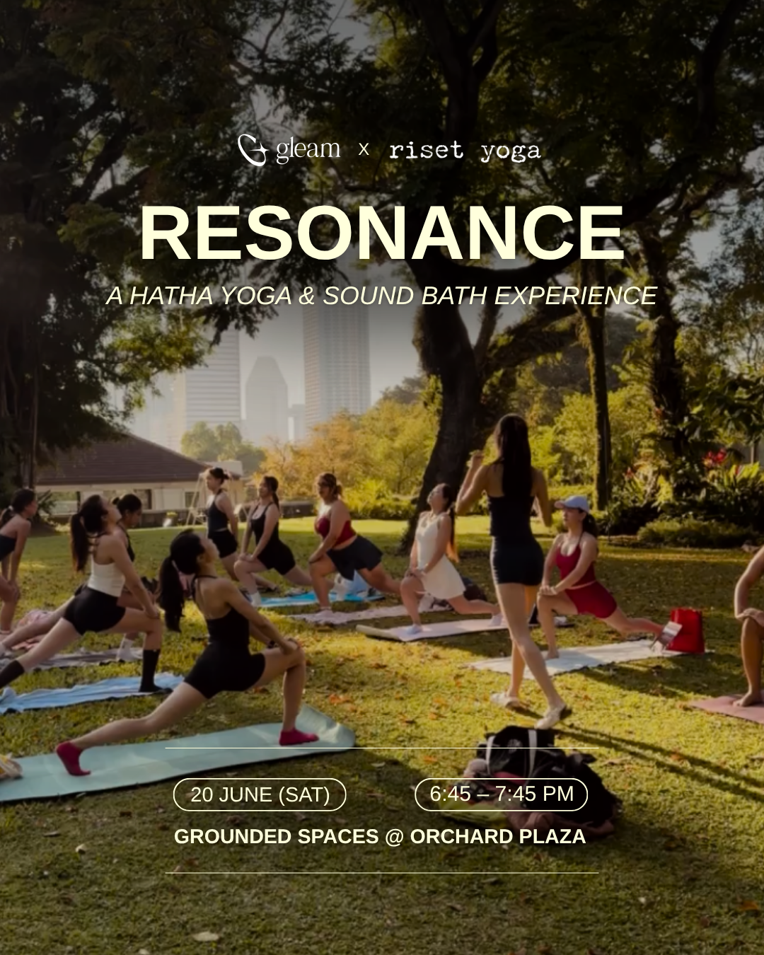 Resonance — a 60-minute Hatha Yoga & Sound Bath experience