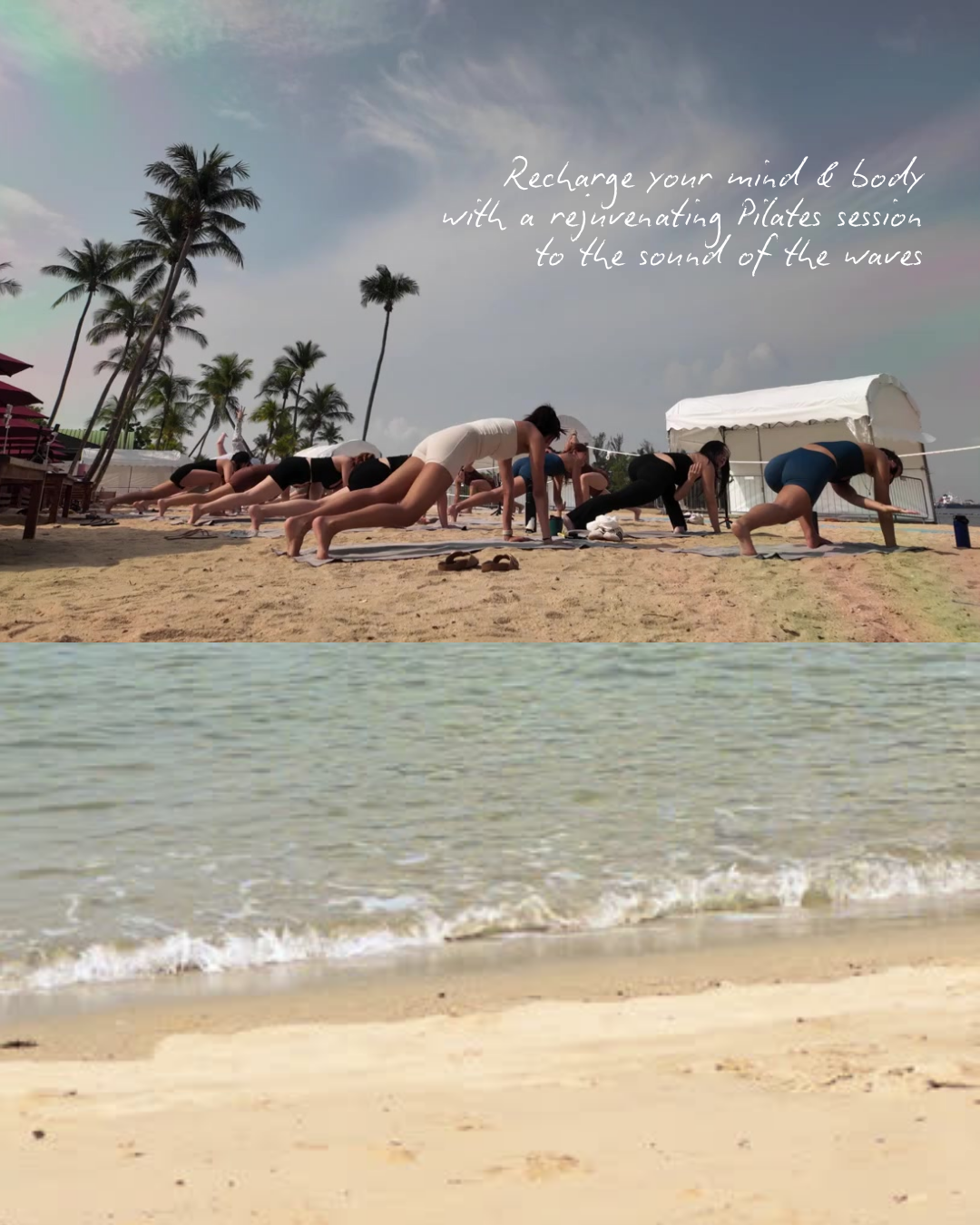 Gleam at Rumours : Mat Pilates at the Beach