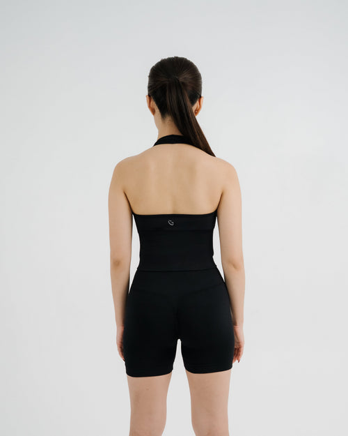 Black Halter Top