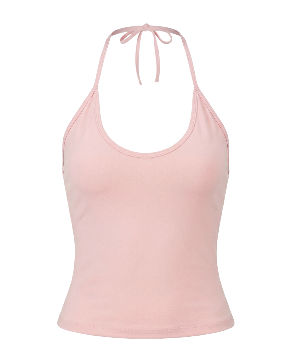 Blush Halter Tie Bra Tank