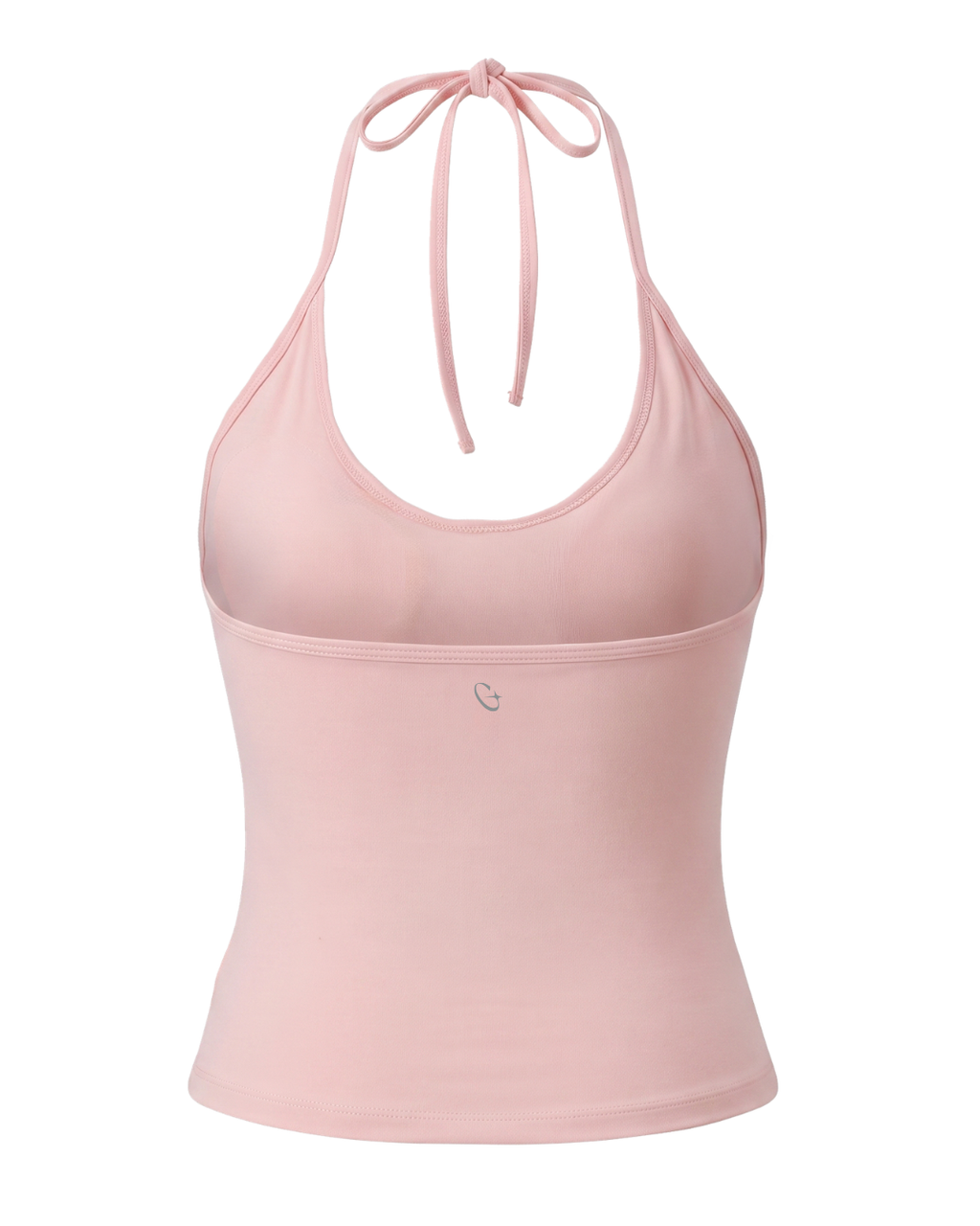 Blush Halter Tie Bra Tank
