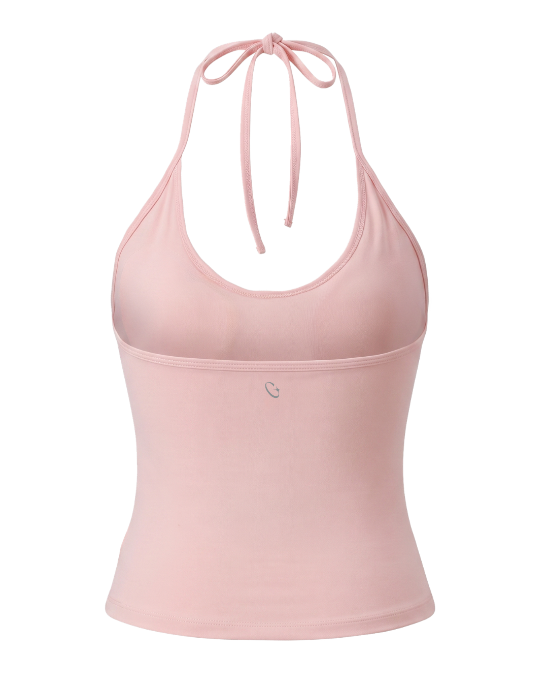Blush Halter Tie Bra Tank