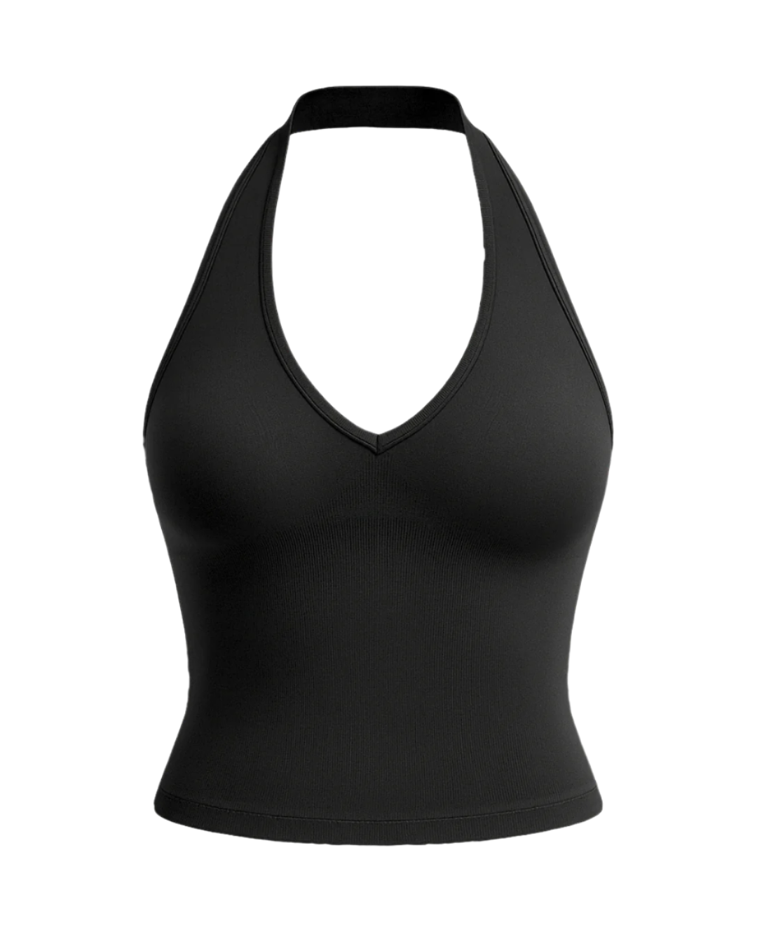 Black Halter Top