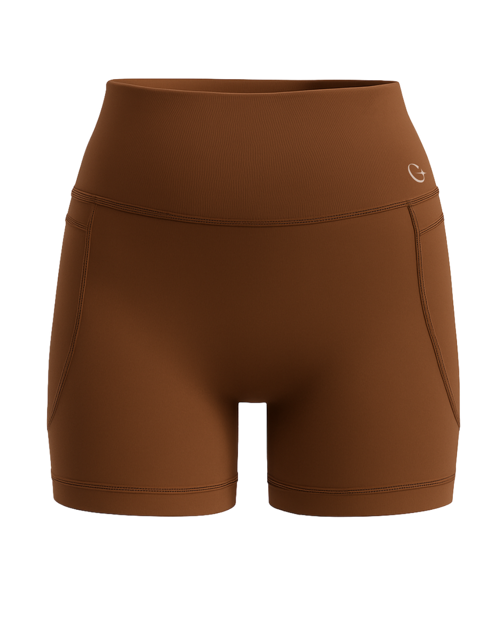 Brown Pocket Shorts