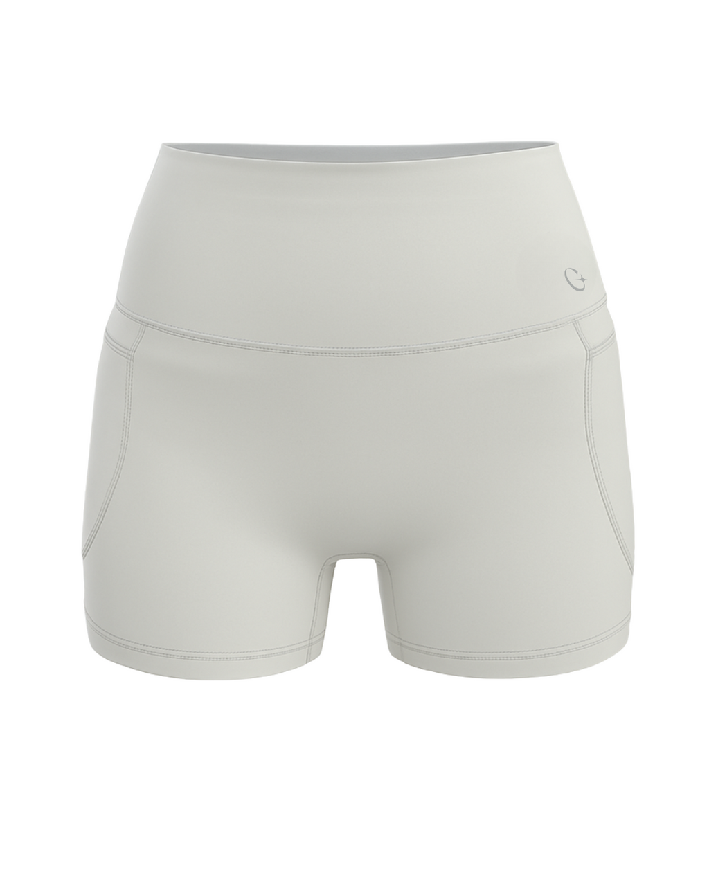 Sandy White Pocket Shorts