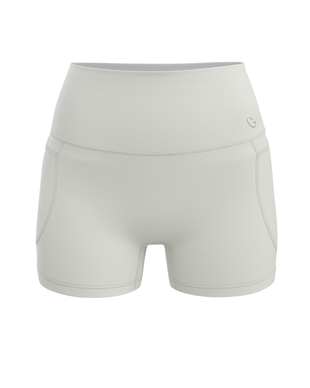 Sandy White Pocket Shorts
