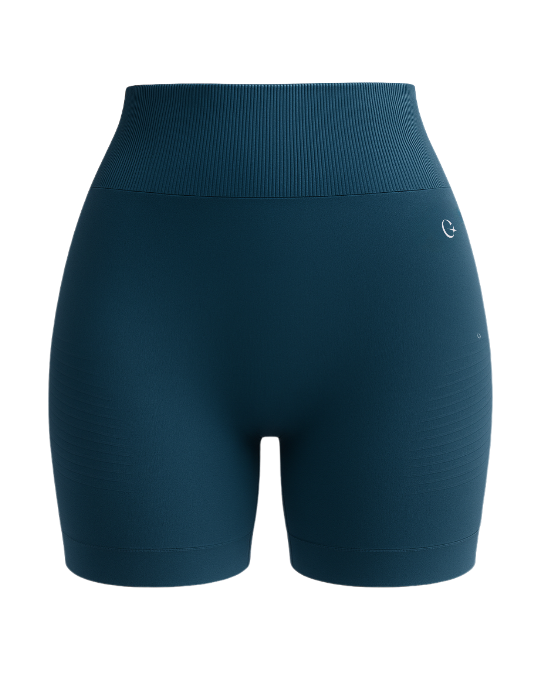 Ocean Blue Scrunch Shorts