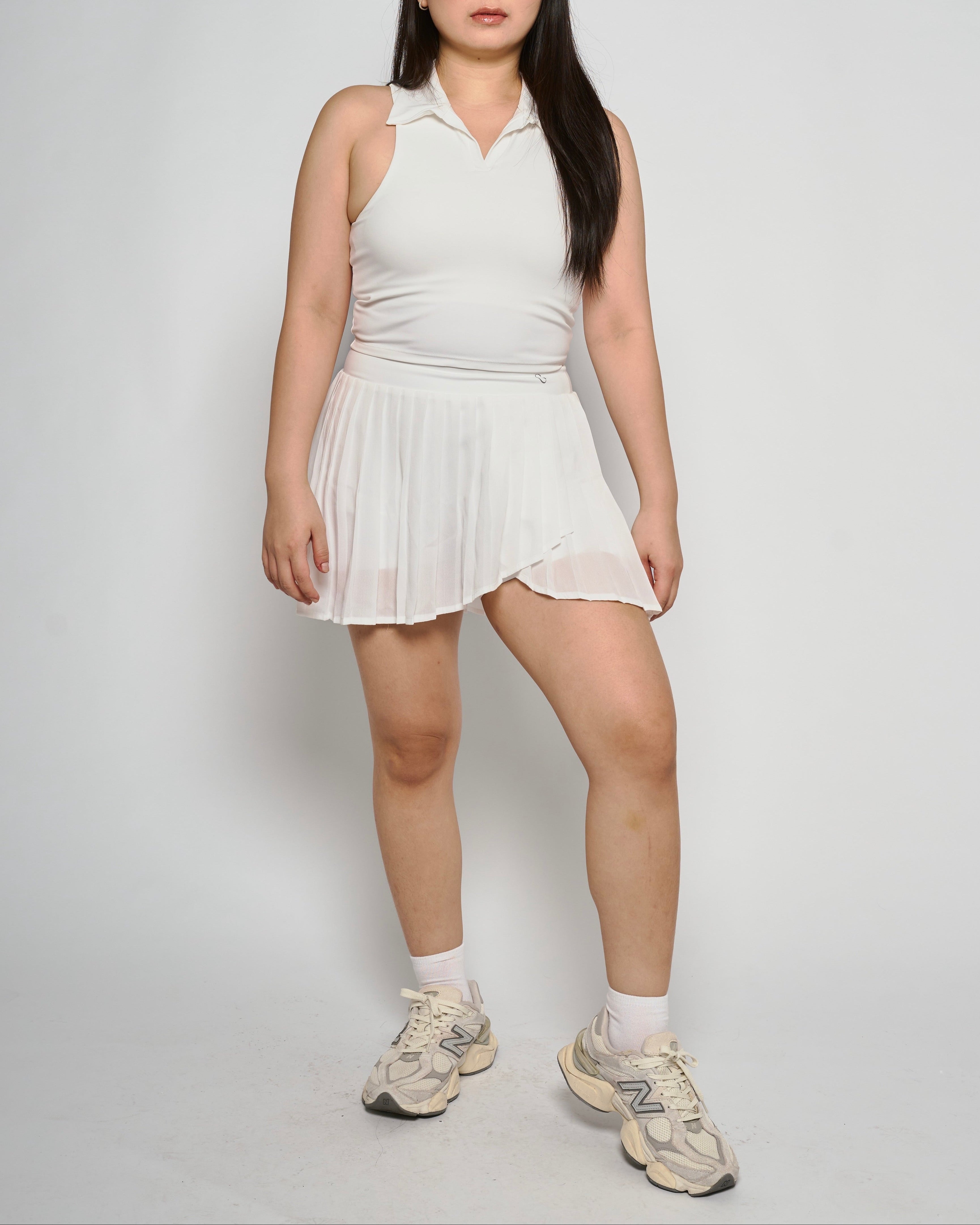 White Polo Bra Top