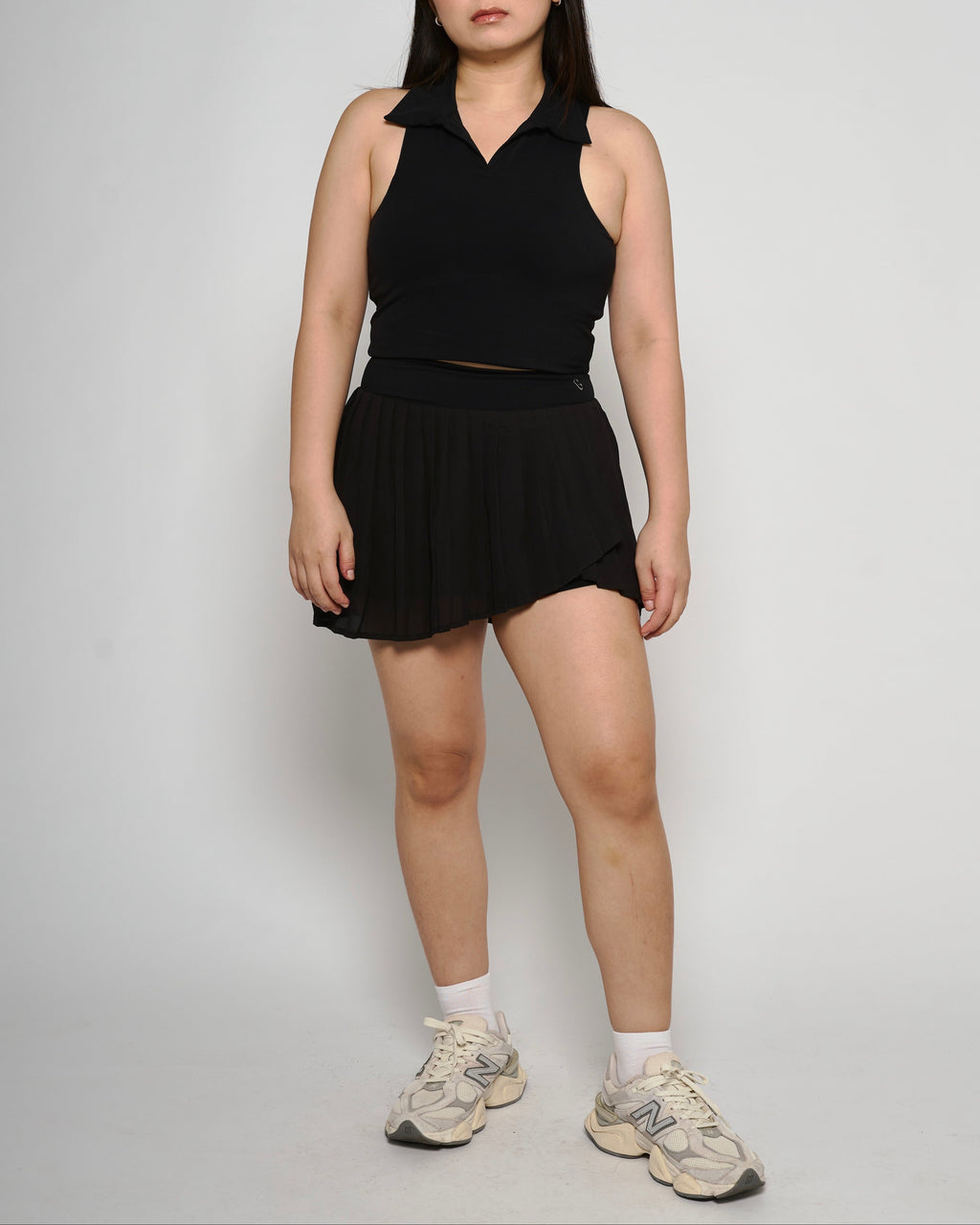 Black Polo Bra Top