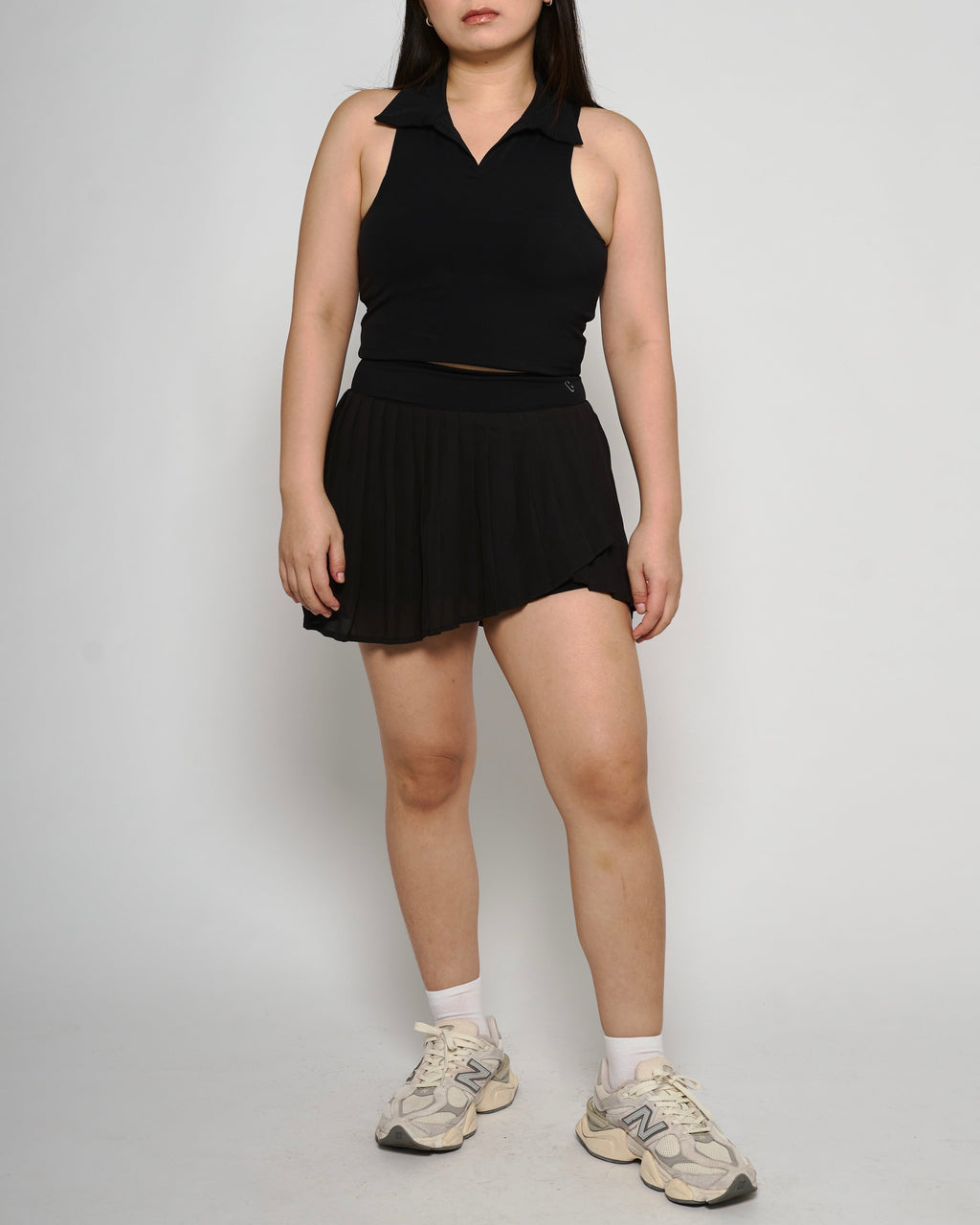 Black Pleated Skirt