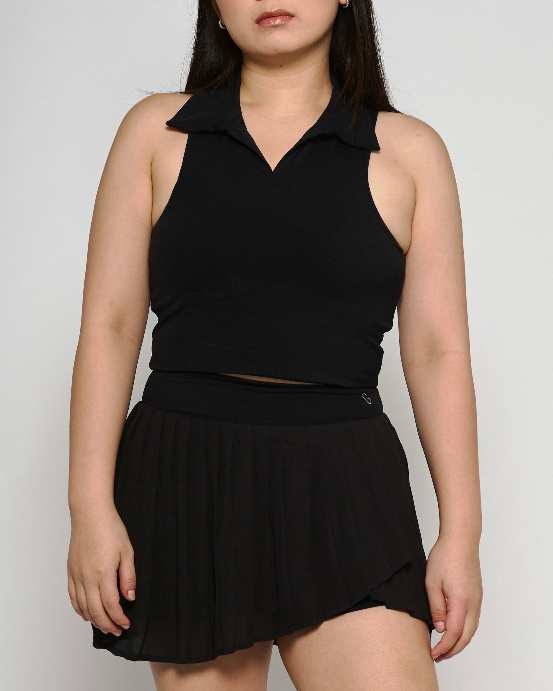 Black Polo Bra Top