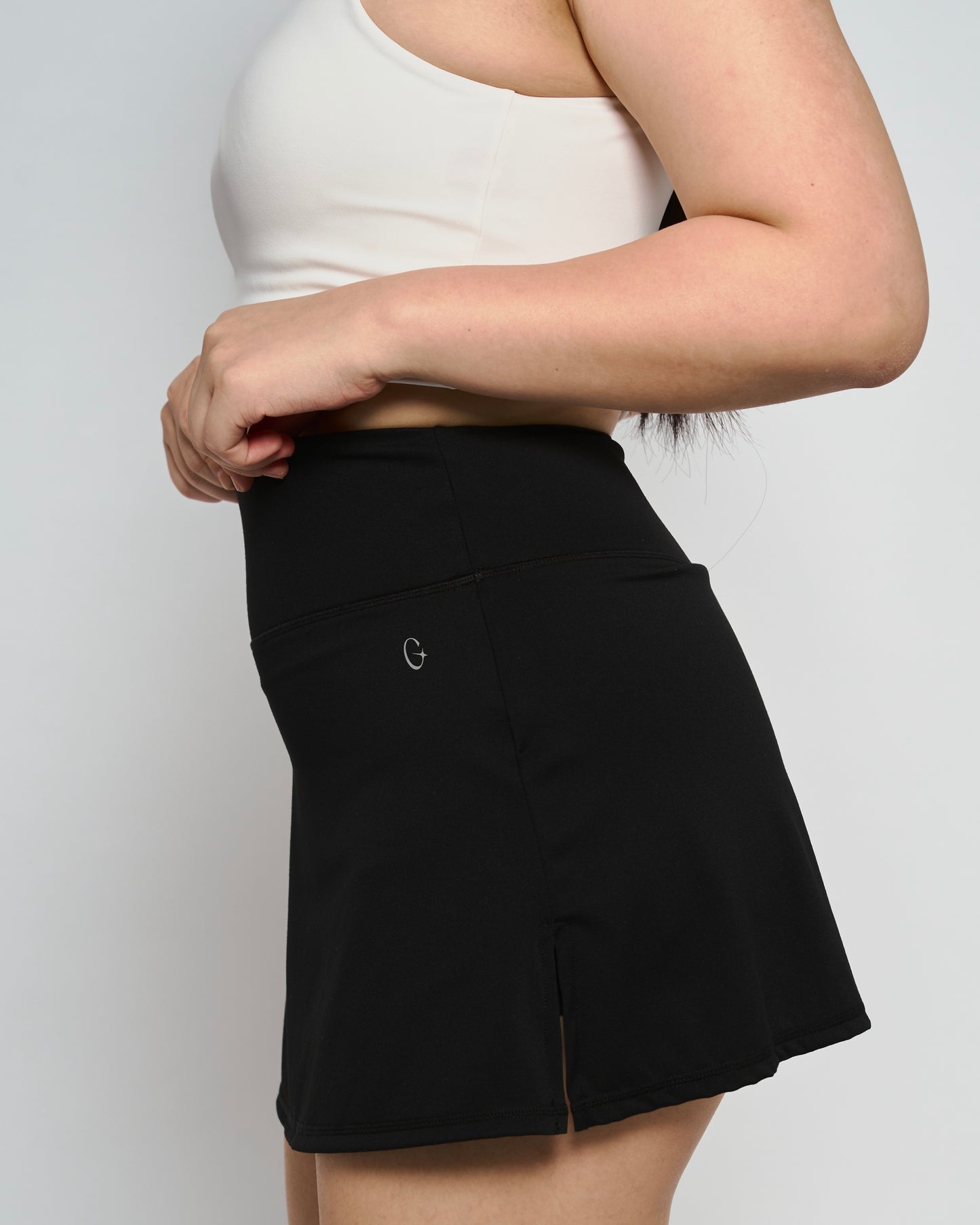 Black A-line Skirt