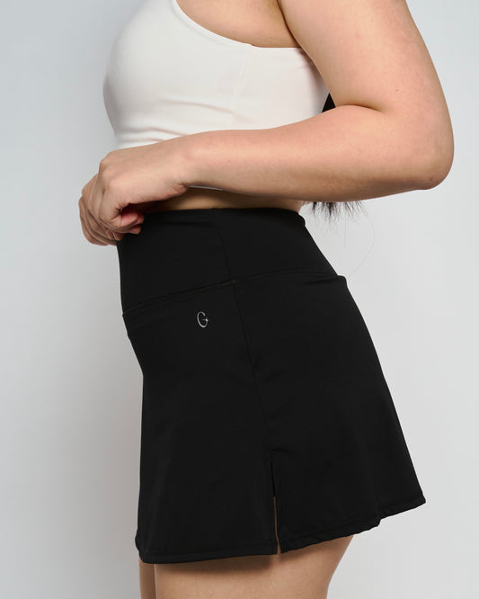 Black A-line Skirt