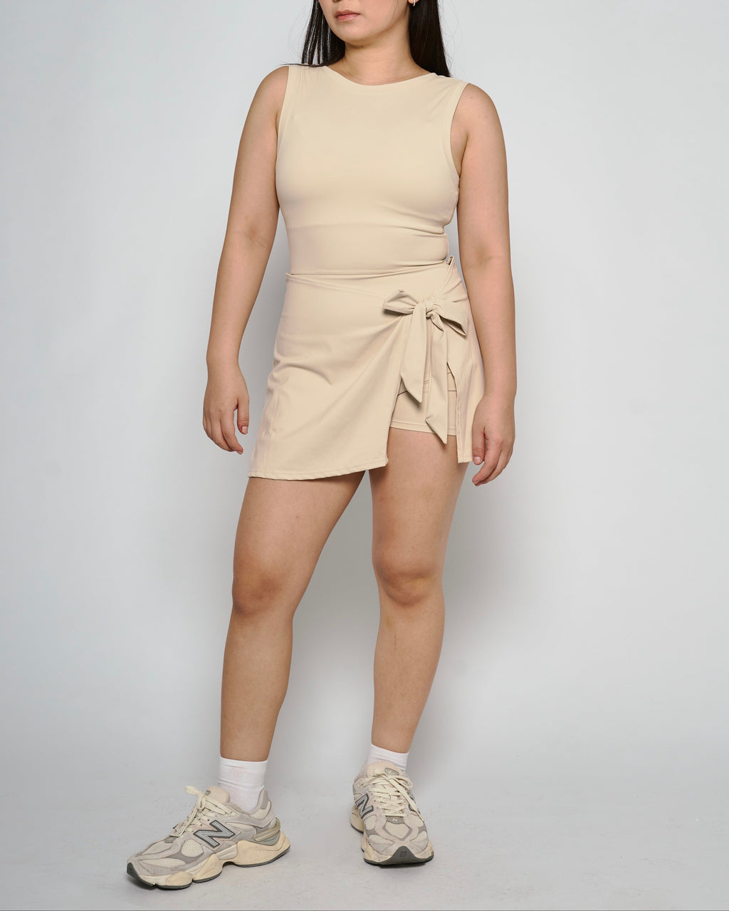 Eggshell Wrap Dress