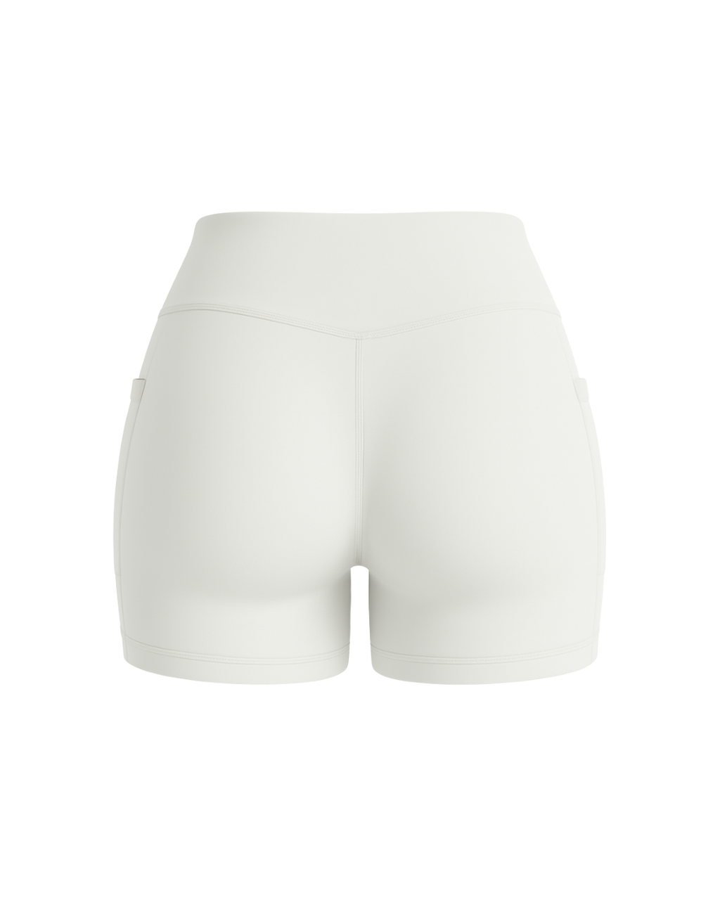 Sandy White Pocket Shorts