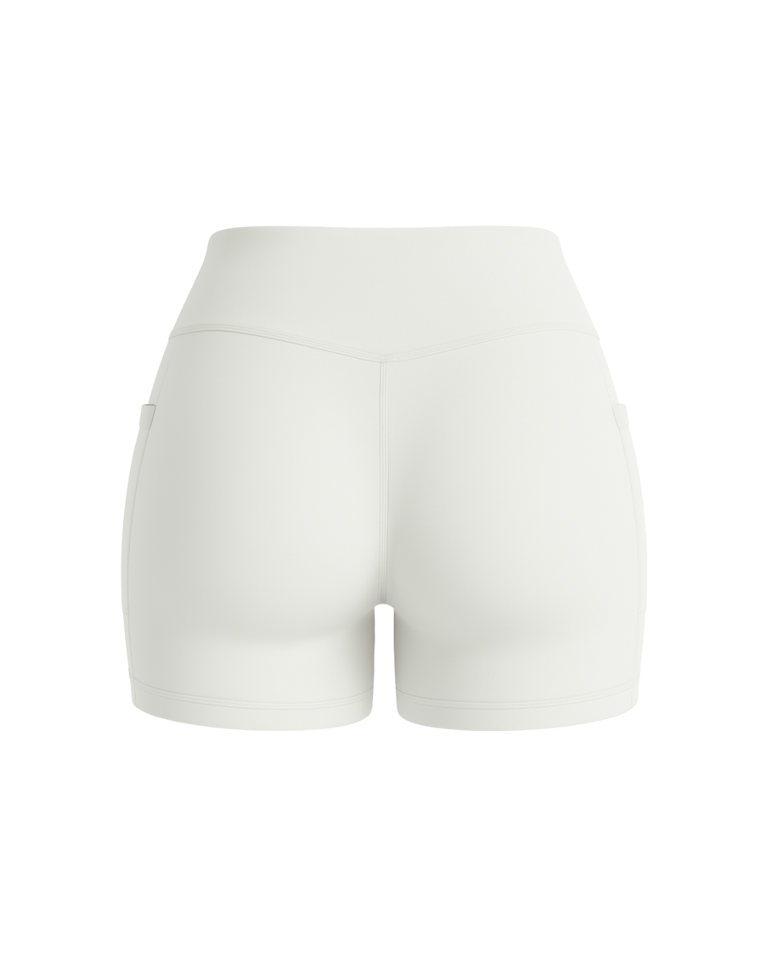 Sandy White Pocket Shorts