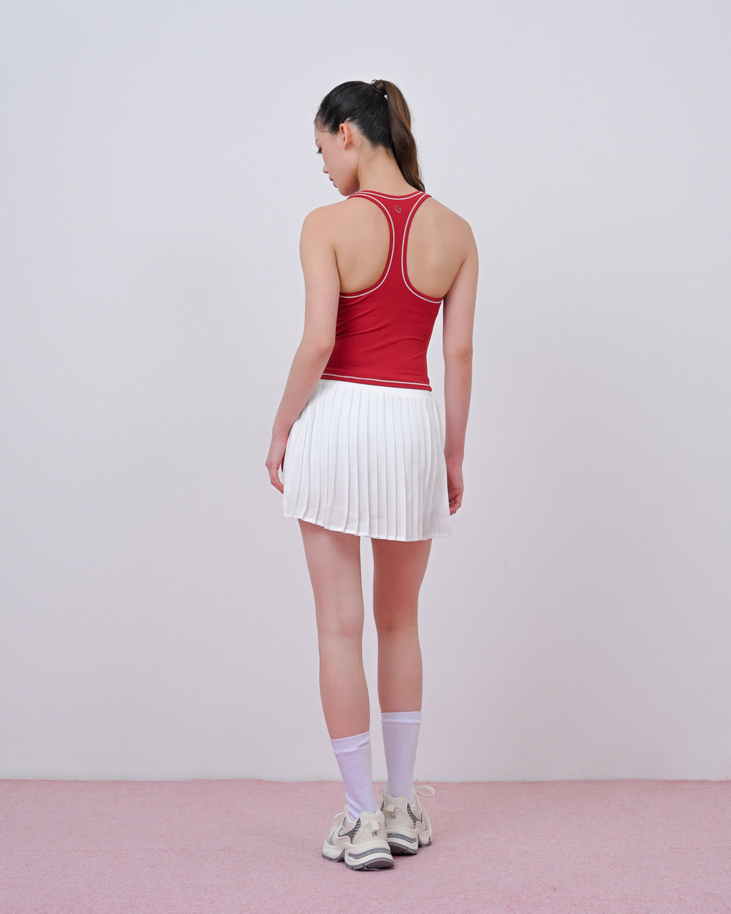 Cherry Contour Racerback Bra Tank