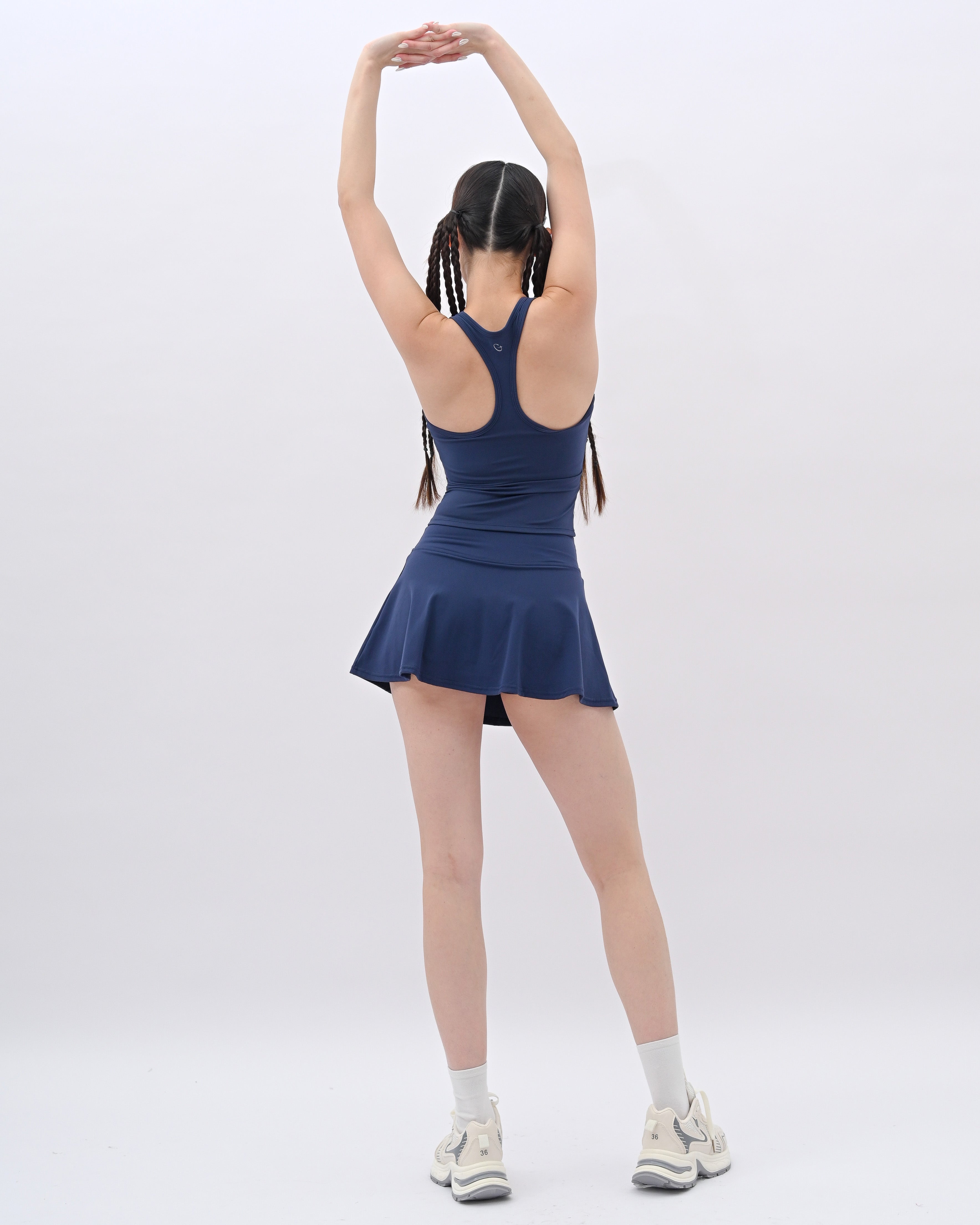 Navy Racerback Bra Tank