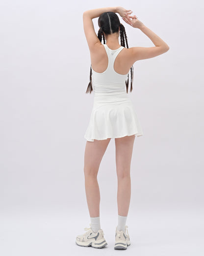 White Racerback Bra Tank