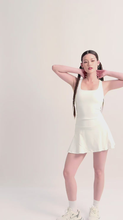 White Racerback Bra Tank