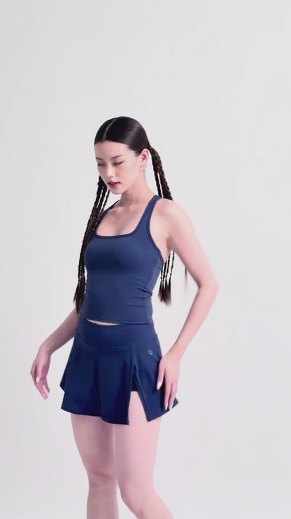 Navy Racerback Bra Tank